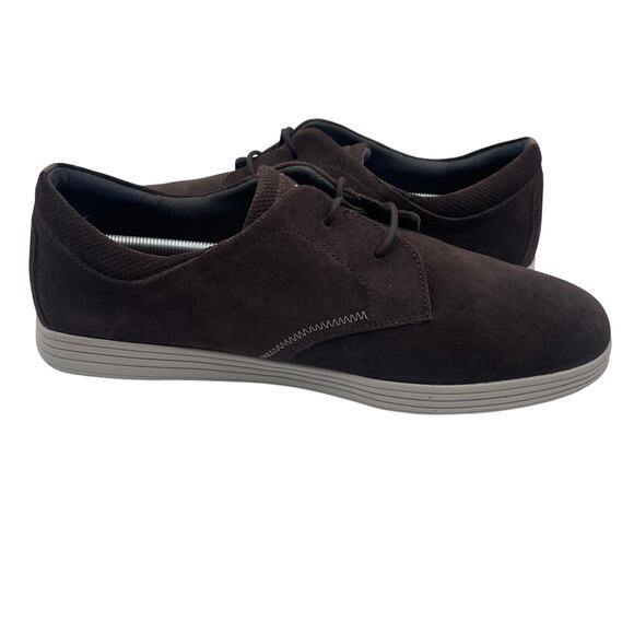 Dunham Suede Lace Up Brown Shoes Casual Comfort Low Mens 15 Wide 4E main image 5